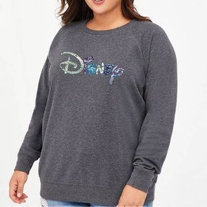 NWOT Disney sequins Torrid sweatshirt size 2